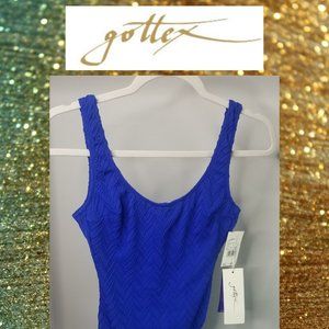 Gottex Blue One Piece Swimsuit